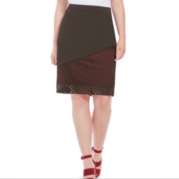 Professional black red modern neoprene skirt 18 - Picture 1 of 6